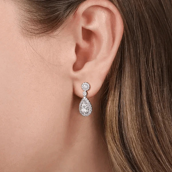 Best White Gold Earrings for Weddings, Work & Weekend Looks – By Caratus Jewels