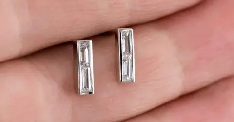 Baguette Diamond Earrings