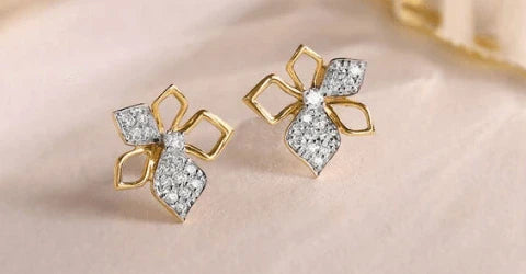 Gold Stud Earrings