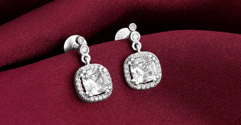 Halo Diamond Earrings