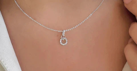 Round Diamond Necklace