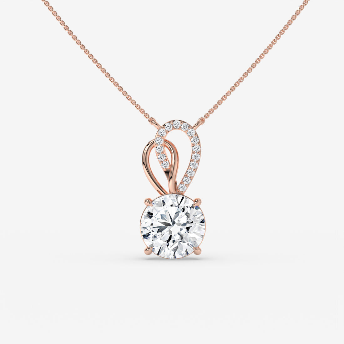 Timeless Elegance: Pear-Shaped Diamond Pendant