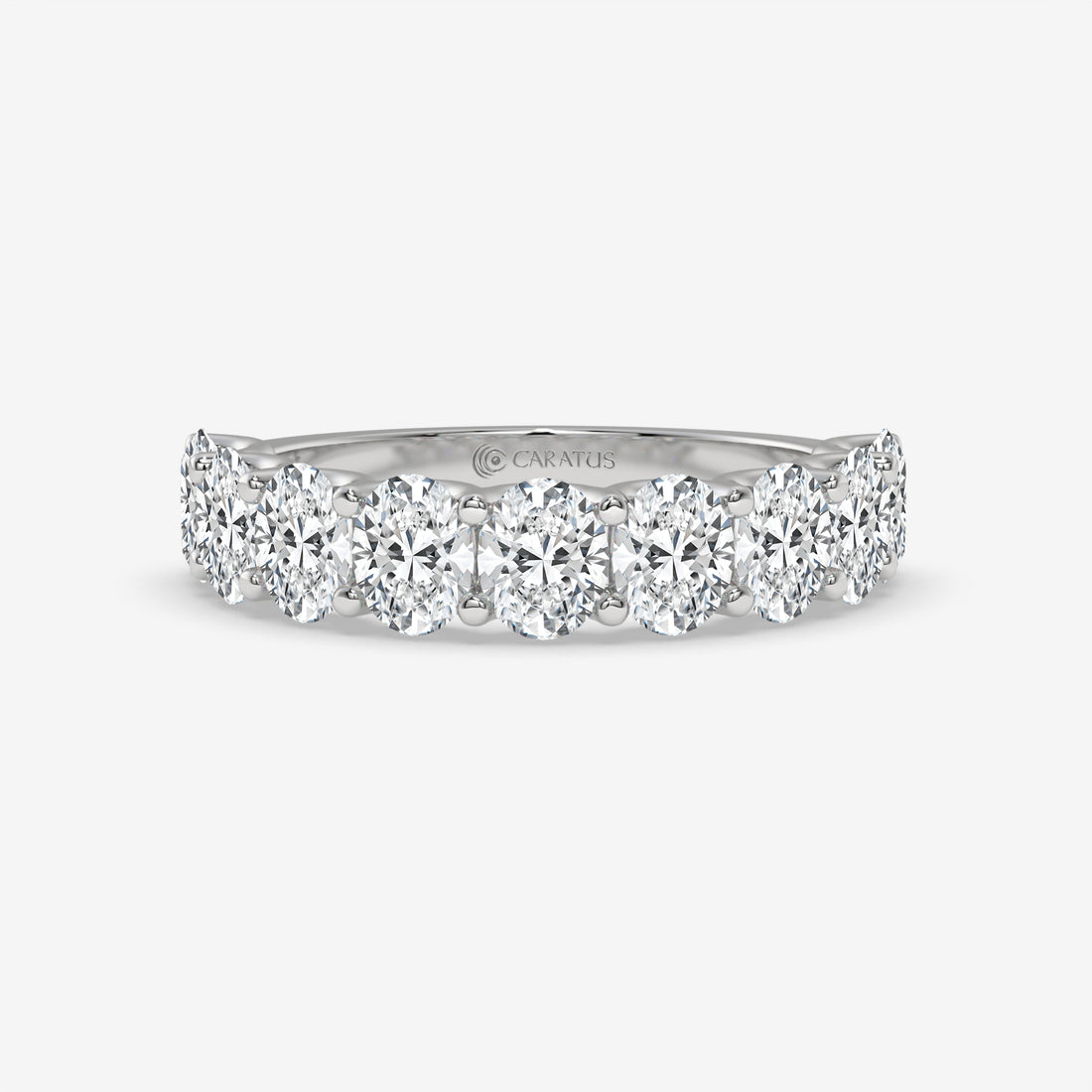 3.15 CT Oval Diamond Engagement Ring in Rose Gold – Prong Setting