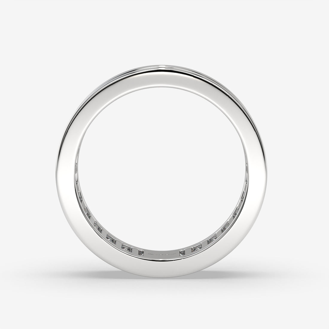 Baguette-Cut 4.20 CT White Gold Diamond Eternity Engagement Ring